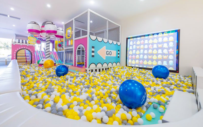 Real photo of an indoor playground built with legal approvals