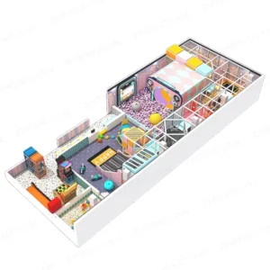 220m² Pastel Gaming-Themed Indoor Playground