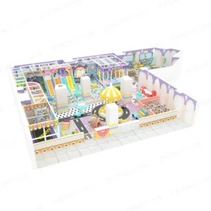 230m² Candy Carnival Indoor Playground with Carousel