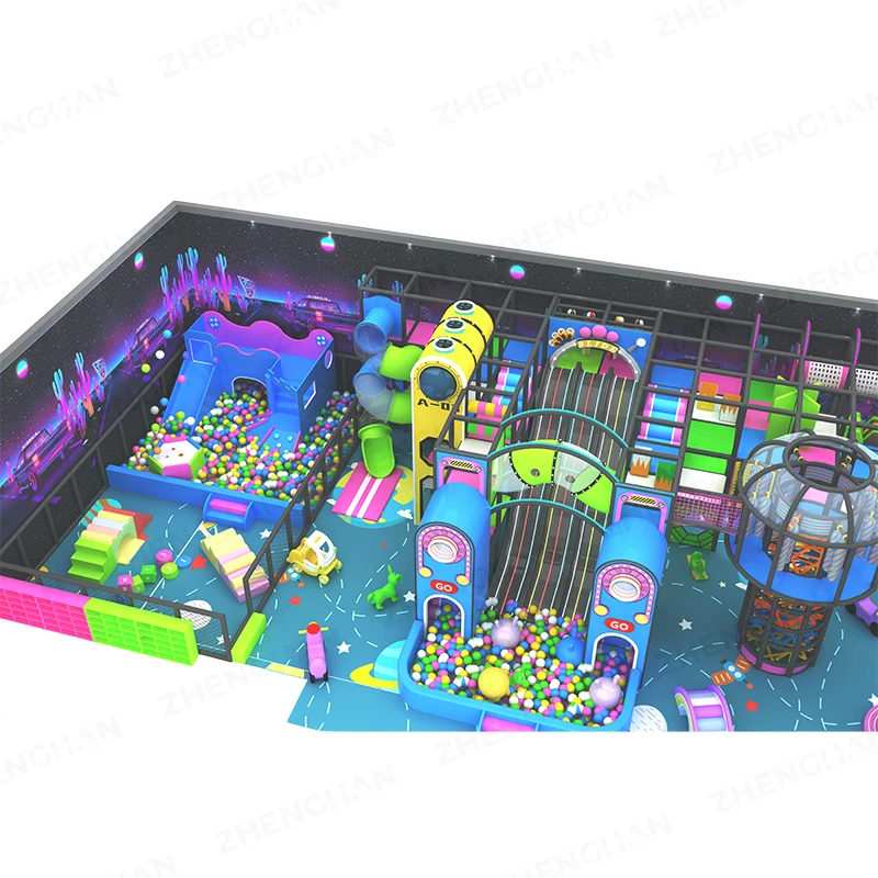 750m² Neon Space Adventure Indoor Playground - Image 2