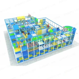 230m² Robot Adventure Multi-Level Indoor Playground